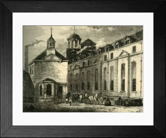 Framed Print : Barclays Brewery, 1829, (c1878). Creator: Unknown Framed Print : Barclays Brewery, 1829, (c1878). Creator: Unknown