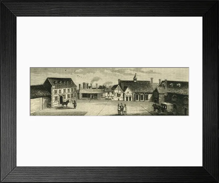 Framed Print : Arundel House (To the North), c17th century, (1881). Creator: Unknown Framed Print : Arundel House (To the North), c17th century, (1881). Creator: Unknown