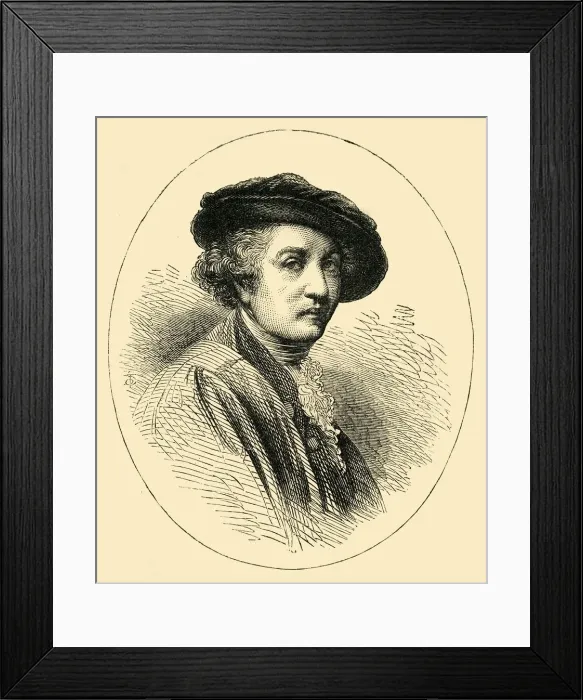 Framed Print : Sir Joshua Reynolds, (1881). Creator: Unknown Framed Print : Sir Joshua Reynolds, (1881). Creator: Unknown