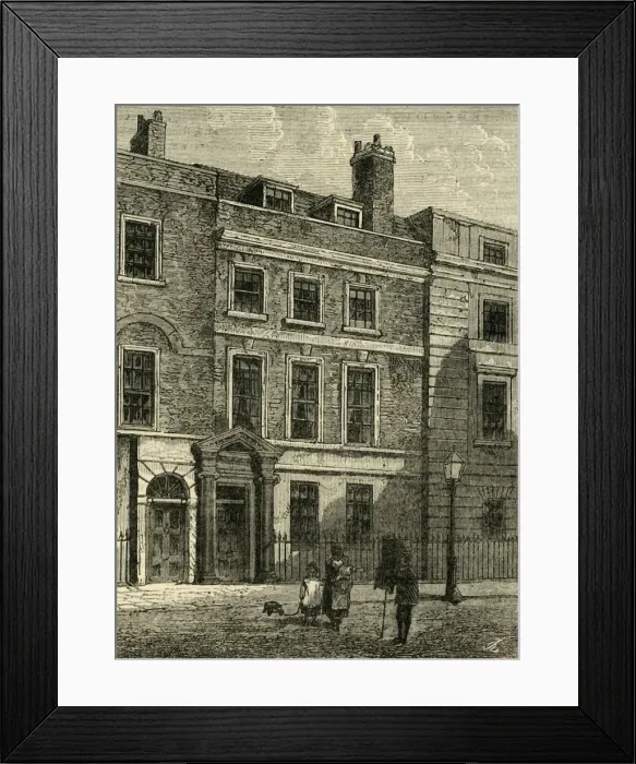 Framed Print : Drydens House, (1881). Creator: Unknown Framed Print : Drydens House, (1881). Creator: Unknown