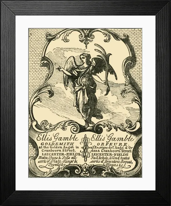 Framed Print : Gambles Shop-Bill, (1881). Creator: Unknown Framed Print : Gambles Shop-Bill, (1881). Creator: Unknown