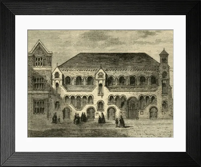 Framed Print : The Scotch National Church, Crown Court, (1881). Creator: Unknown Framed Print : The Scotch National Church, Crown Court, (1881). Creator: Unknown