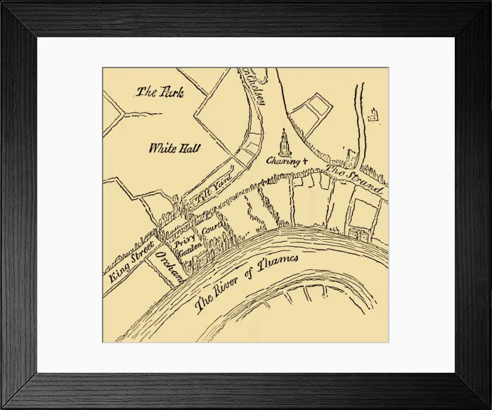 Framed Print : Whitehall in the Reign of Henry VIII, (1881). Creator: Unknown Framed Print : Whitehall in the Reign of Henry VIII, (1881). Creator: Unknown