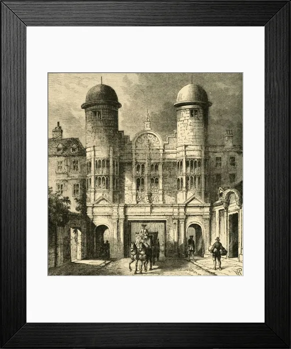 Framed Print : The King Street Gateway, Whitehall, (1881). Creator: Unknown Framed Print : The King Street Gateway, Whitehall, (1881). Creator: Unknown