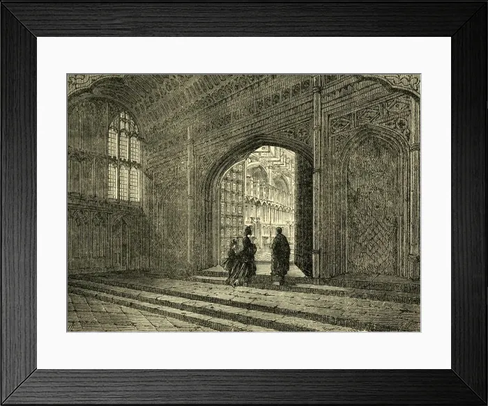 Framed Print : Interior of Henry VII.s Chapel, (1881). Creator: Unknown Framed Print : Interior of Henry VII.s Chapel, (1881). Creator: Unknown