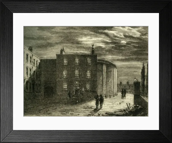 Framed Print : The Kings Bench, Southwark, in 1830, (c1878). Creator: Unknown Framed Print : The Kings Bench, Southwark, in 1830, (c1878). Creator: Unknown