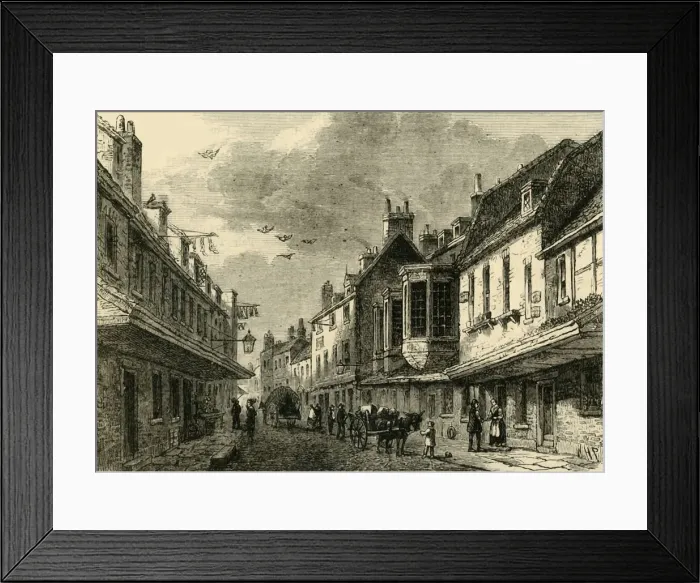 Framed Print : The Mint, Southwark, in 1825, (c1878). Creator: Unknown Framed Print : The Mint, Southwark, in 1825, (c1878). Creator: Unknown