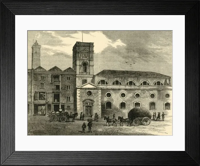 Framed Print : St. Olaves Church, in 1820, (c1878). Creator: Unknown Framed Print : St. Olaves Church, in 1820, (c1878). Creator: Unknown