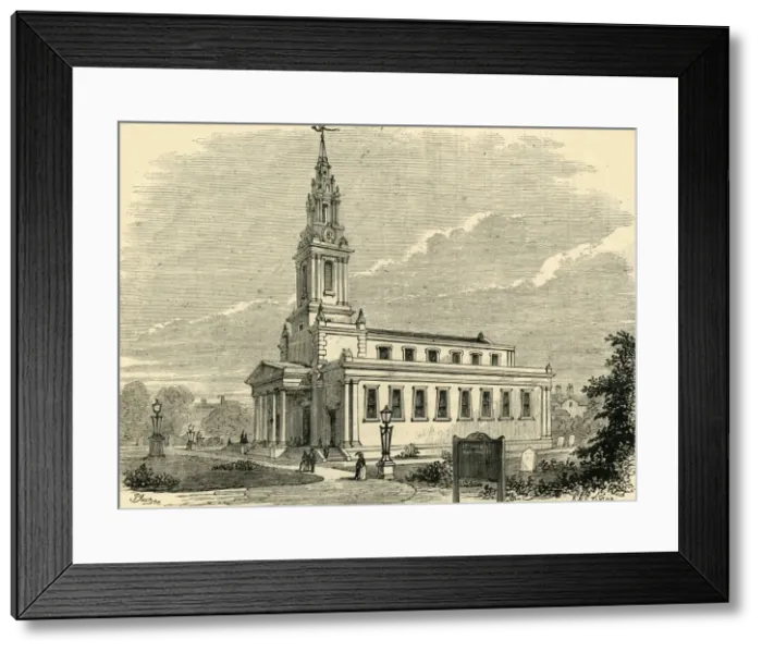 Framed Print : St. Jamess Church, Bermondsey, (c1878). Creator: Unknown Framed Print : St. Jamess Church, Bermondsey, (c1878). Creator: Unknown