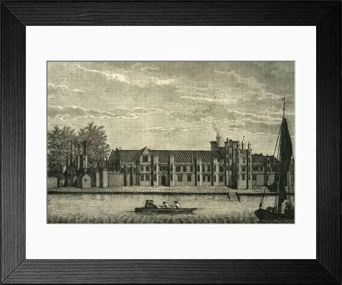 Framed Print : A View of the Ancient Royal Palace Called Placentia, (c1878). Creator: Unknown Framed Print : A View of the Ancient Royal Palace Called Placentia, (c1878). Creator: Unknown