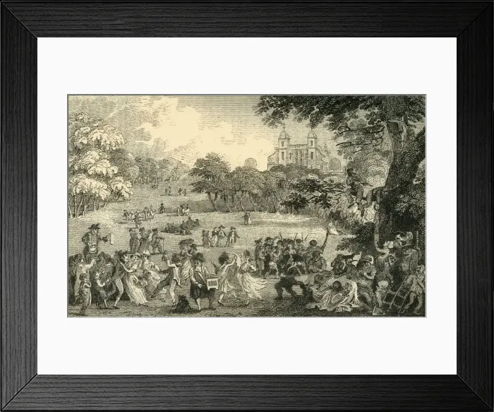 Framed Print : Easter Monday in Greenwich Park, (c1878). Creator: Unknown Framed Print : Easter Monday in Greenwich Park, (c1878). Creator: Unknown
