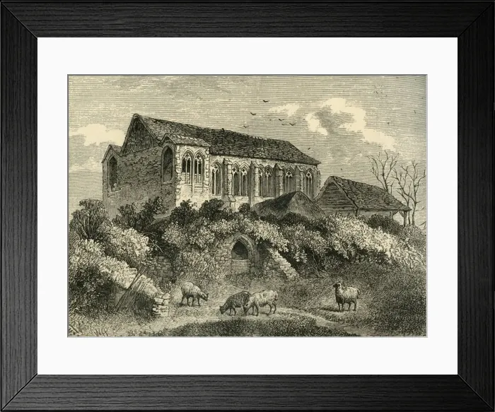Framed Print : Eltham Palace in 1790, (c1878). Creator: Unknown Framed Print : Eltham Palace in 1790, (c1878). Creator: Unknown