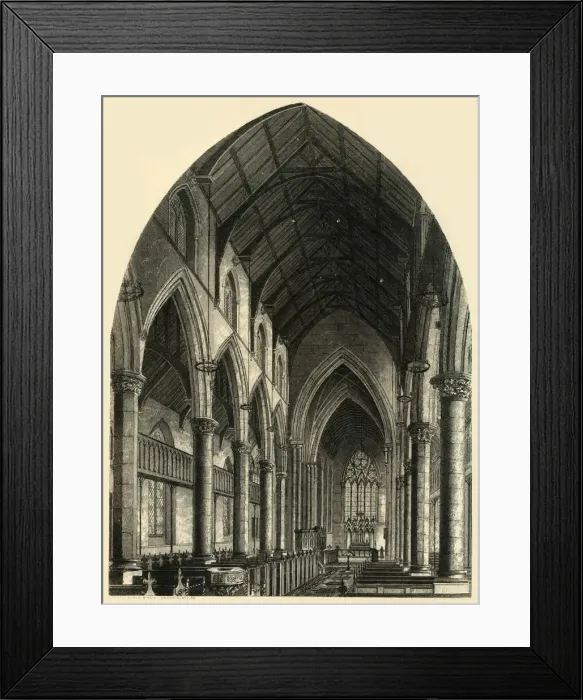Framed Print : St. Giles Church, Camberwell, (c1878). Creator: Unknown Framed Print : St. Giles Church, Camberwell, (c1878). Creator: Unknown
