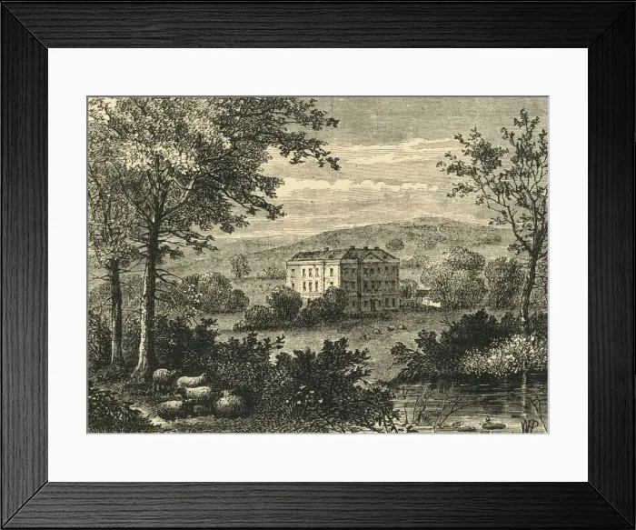 Framed Print : Lord Thurlows House, Knights Hill, (c1878). Creator: Unknown Framed Print : Lord Thurlows House, Knights Hill, (c1878). Creator: Unknown