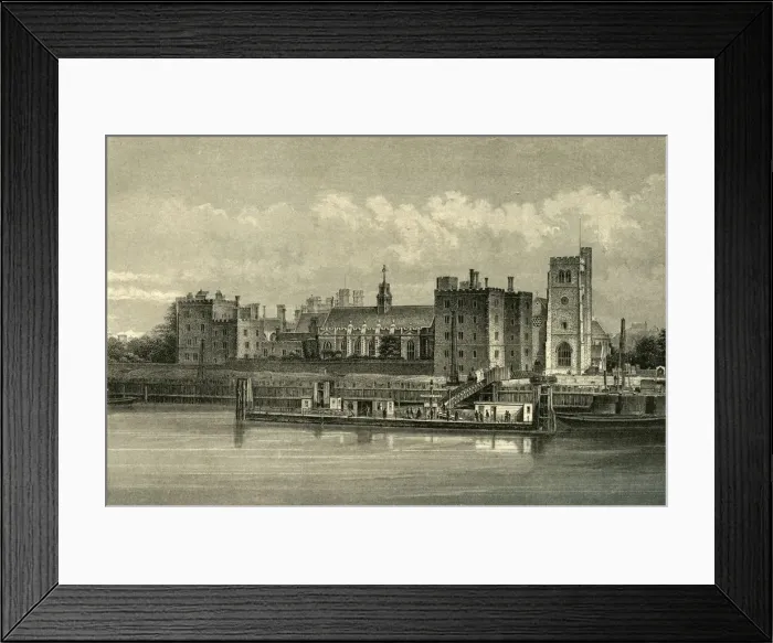 Framed Print : Lambeth Palace, (c1878). Creator: Unknown Framed Print : Lambeth Palace, (c1878). Creator: Unknown