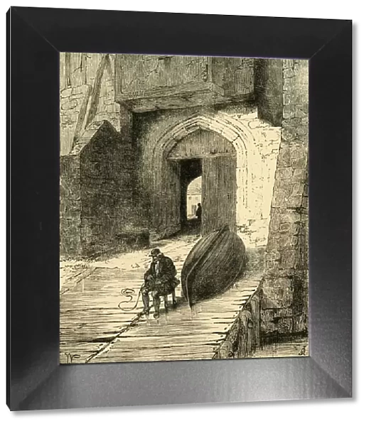 Old Whitehall Stairs, (c1878). Creator: Unknown