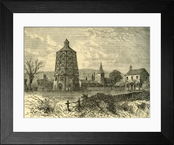 Framed Print : Old Battersea Mill, about 1800, (c1878). Creator: Unknown Framed Print : Old Battersea Mill, about 1800, (c1878). Creator: Unknown