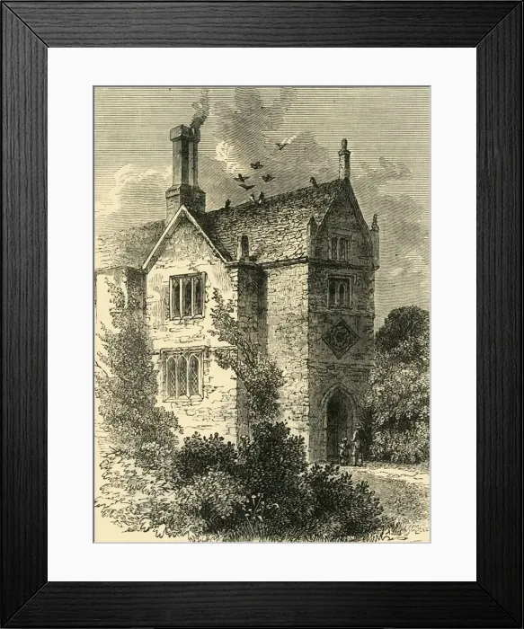 Framed Print : Bishop Bonners House in 1780, (c1878). Creator: Unknown Framed Print : Bishop Bonners House in 1780, (c1878). Creator: Unknown