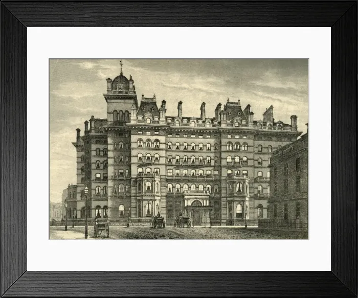 Framed Print : Langham Hotel, (c1878). Creator: Unknown Framed Print : Langham Hotel, (c1878). Creator: Unknown