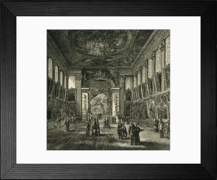Framed Print : The Painted Hall, Greenwich Hospital, (c1878). Creator: Unknown Framed Print : The Painted Hall, Greenwich Hospital, (c1878). Creator: Unknown