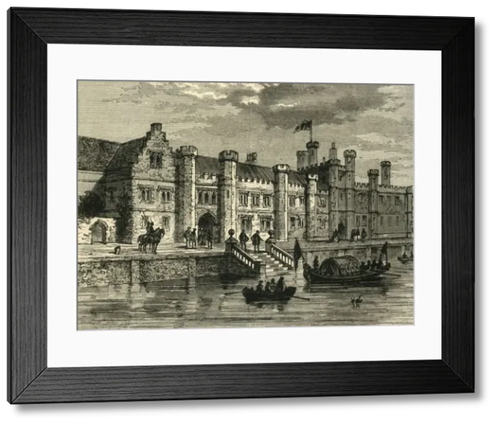 Framed Print : Old Palace of Greenwich, in 1630, (c1878). Creator: Unknown Framed Print : Old Palace of Greenwich, in 1630, (c1878). Creator: Unknown