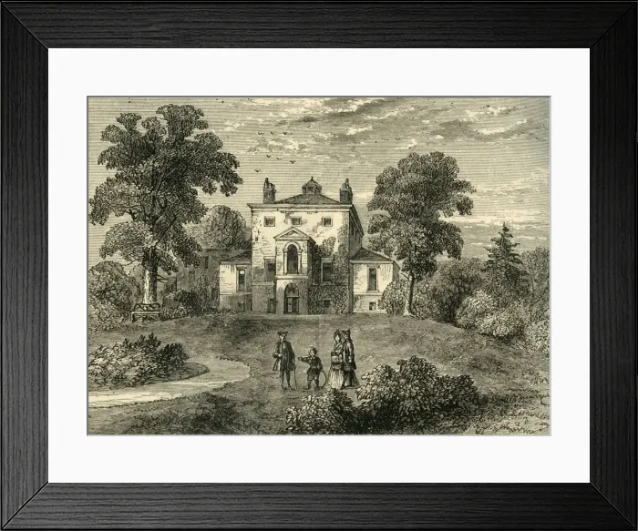 Framed Print : West Coombe, in 1794, (c1878). Creator: Unknown Framed Print : West Coombe, in 1794, (c1878). Creator: Unknown