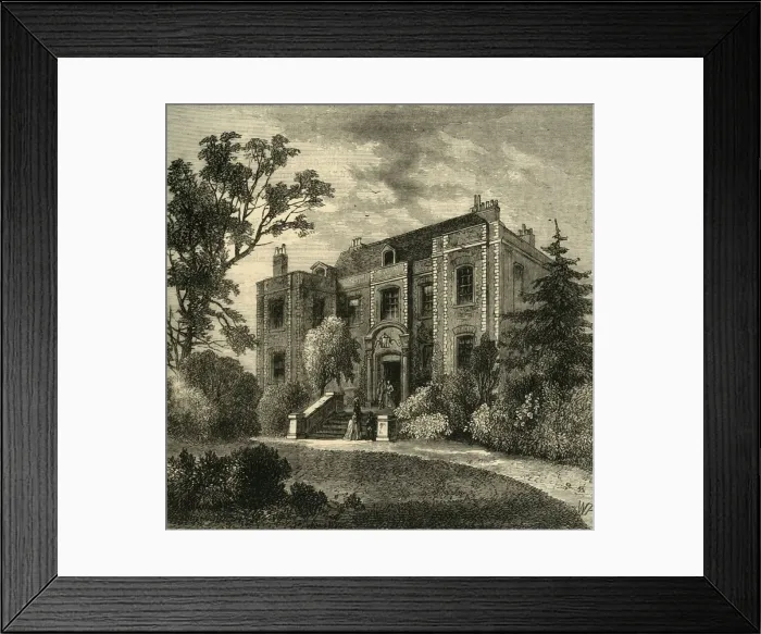 Framed Print : Bowyer House, (c1878). Creator: Unknown Framed Print : Bowyer House, (c1878). Creator: Unknown