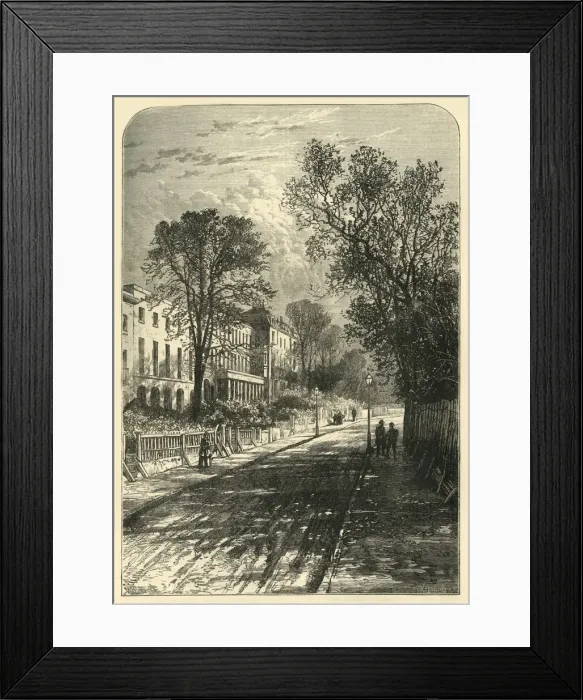 Framed Print : Camberwell Grove, (c1878). Creator: Unknown Framed Print : Camberwell Grove, (c1878). Creator: Unknown