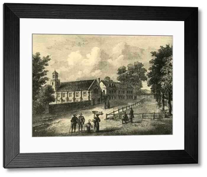 Framed Print : Dulwich College in 1750, (c1878). Creator: Unknown Framed Print : Dulwich College in 1750, (c1878). Creator: Unknown