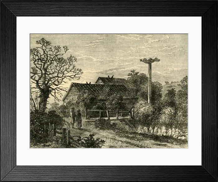 Framed Print : Sydenham Wells in 1750, (c1878). Creator: Unknown Framed Print : Sydenham Wells in 1750, (c1878). Creator: Unknown