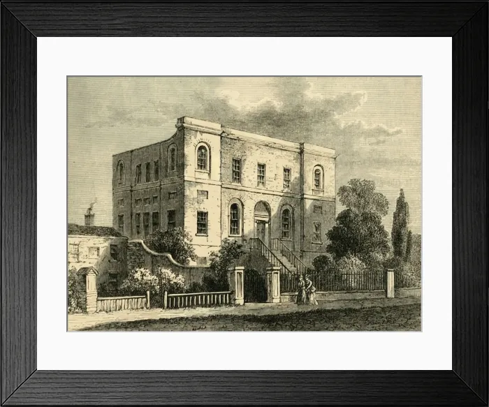 Framed Print : The Freemasons Charity School, St. Georges Fields, (c1878). Creator: Unknown Framed Print : The Freemasons Charity School, St. Georges Fields, (c1878). Creator: Unknown