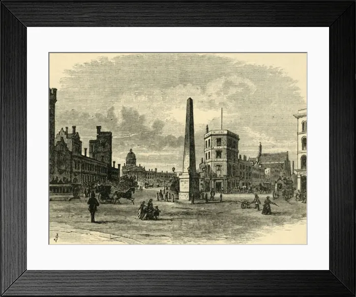 Framed Print : The Obelisk in St. Georges Circus, (c1878). Creator: Unknown Framed Print : The Obelisk in St. Georges Circus, (c1878). Creator: Unknown