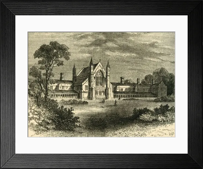 Framed Print : The Fishmongers Almshouses, Wandsworth, (c1878). Creator: Unknown Framed Print : The Fishmongers Almshouses, Wandsworth, (c1878). Creator: Unknown