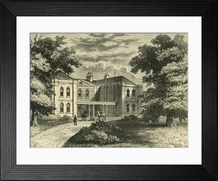 Framed Print : Lime Grove, Putney, in 1810, (c1878). Creator: Unknown Framed Print : Lime Grove, Putney, in 1810, (c1878). Creator: Unknown