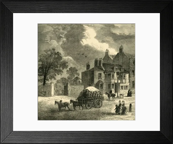 Framed Print : The Red Cow Inn, Hammersmith, (c1878). Creator: Unknown Framed Print : The Red Cow Inn, Hammersmith, (c1878). Creator: Unknown