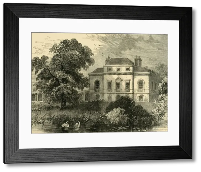 Framed Print : Brandenburgh House, in 1815, (c1878). Creator: Unknown Framed Print : Brandenburgh House, in 1815, (c1878). Creator: Unknown