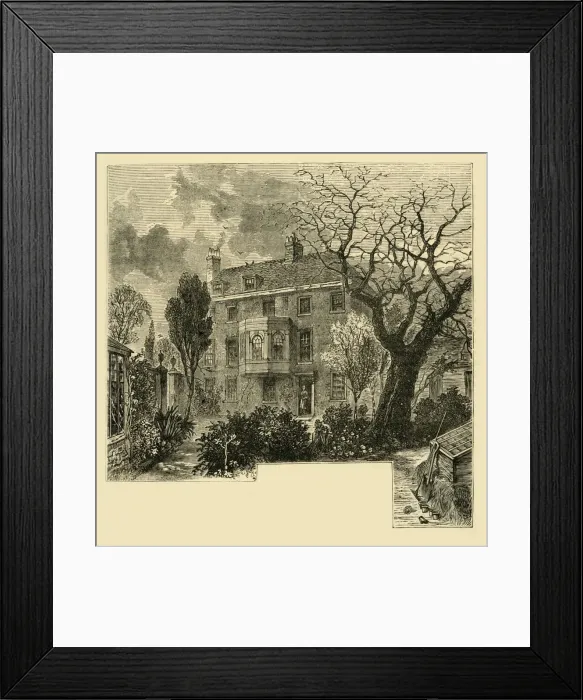 Framed Print : Hogarths House, (c1878). Creator: Unknown Framed Print : Hogarths House, (c1878). Creator: Unknown