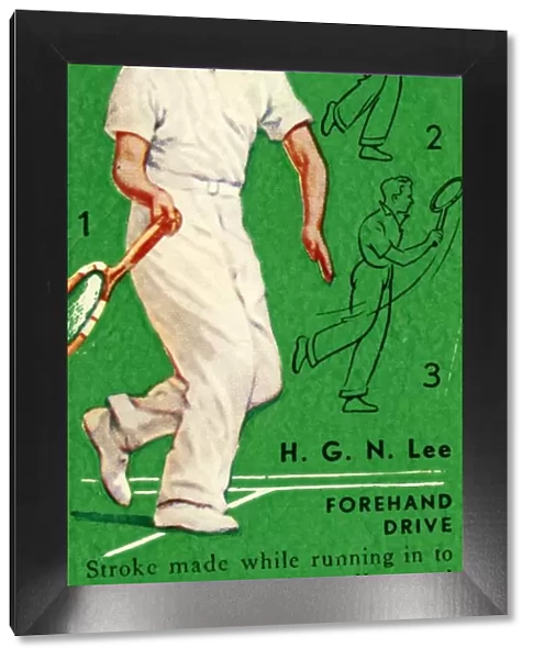 H. G. N. Lee - Forehand Drive, c1935. Creator: Unknown
