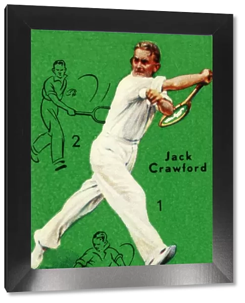 Jack Crawford - Backhand Drive, c1935. Creator: Unknown