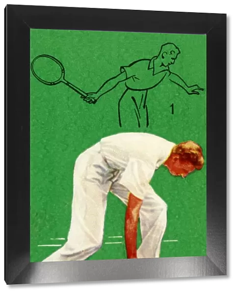 D. Budge - Half-Volley, c1935. Creator: Unknown