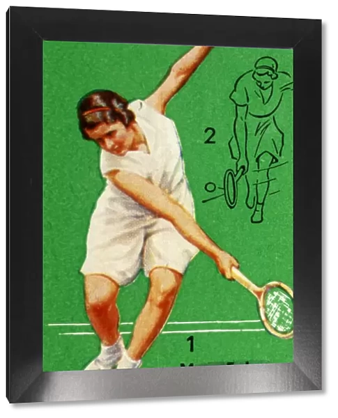 Mrs. Fabyan - Half-Volley, c1935. Creator: Unknown