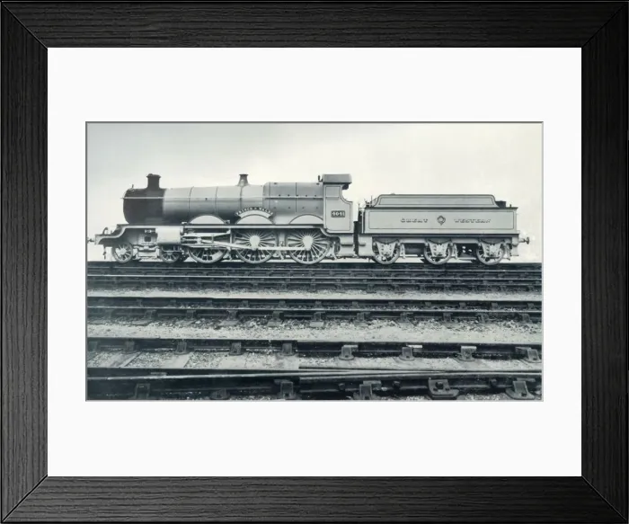 Framed Print : G. W. R. Express Passenger Engine, 1922. Creator: Unknown Framed Print : G. W. R. Express Passenger Engine, 1922. Creator: Unknown