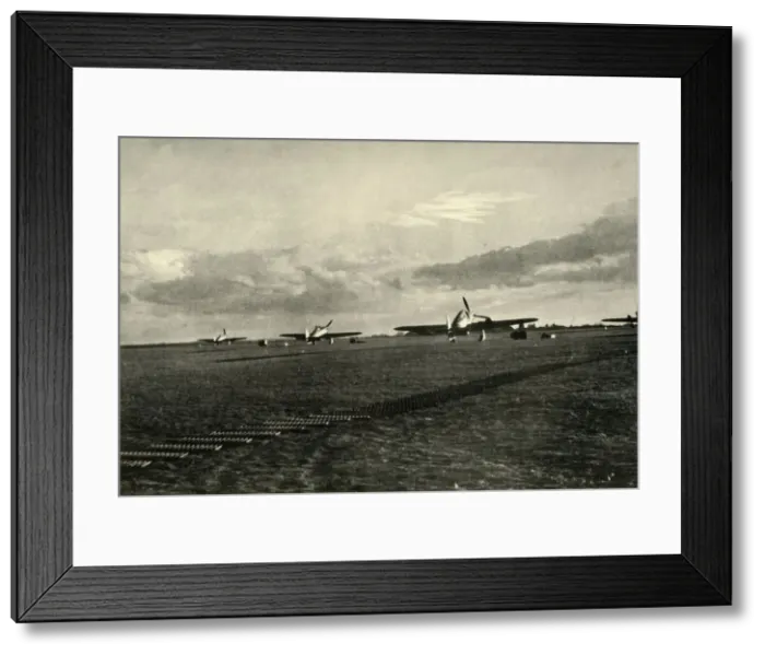 Framed Print : Dawn at Vassincourt, 1939-1940, (1941). Creator: Unknown Framed Print : Dawn at Vassincourt, 1939-1940, (1941). Creator: Unknown