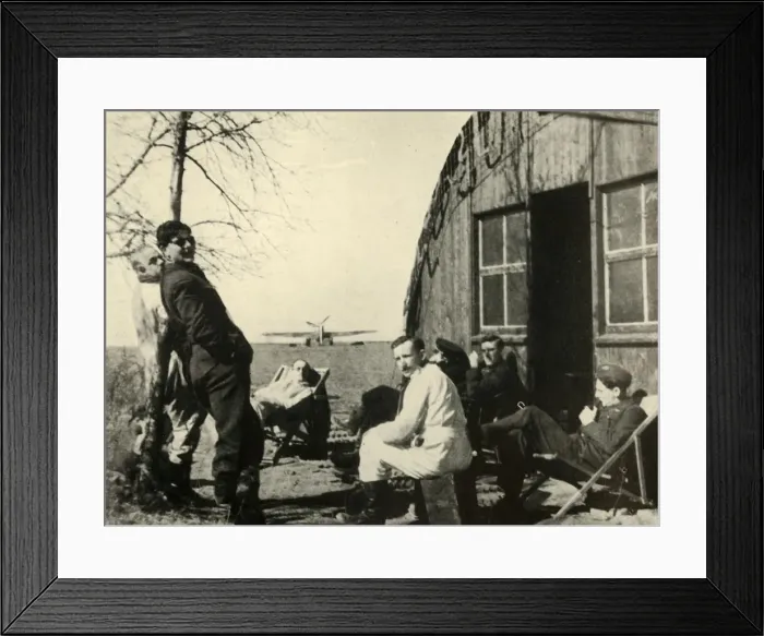 Framed Print : Dispersal Point at Vassincourt, 1939-1940, (1941). Creator: Unknown Framed Print : Dispersal Point at Vassincourt, 1939-1940, (1941). Creator: Unknown