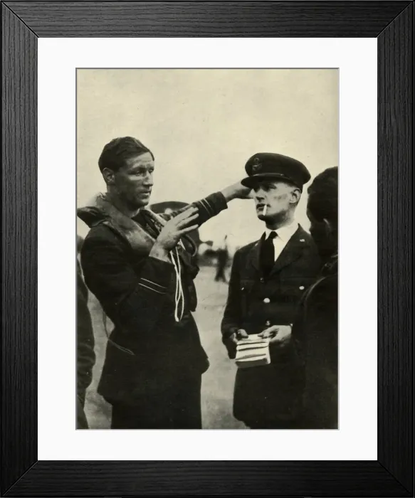 Framed Print : Back on the Job, 1941, 1941. Creator: Unknown