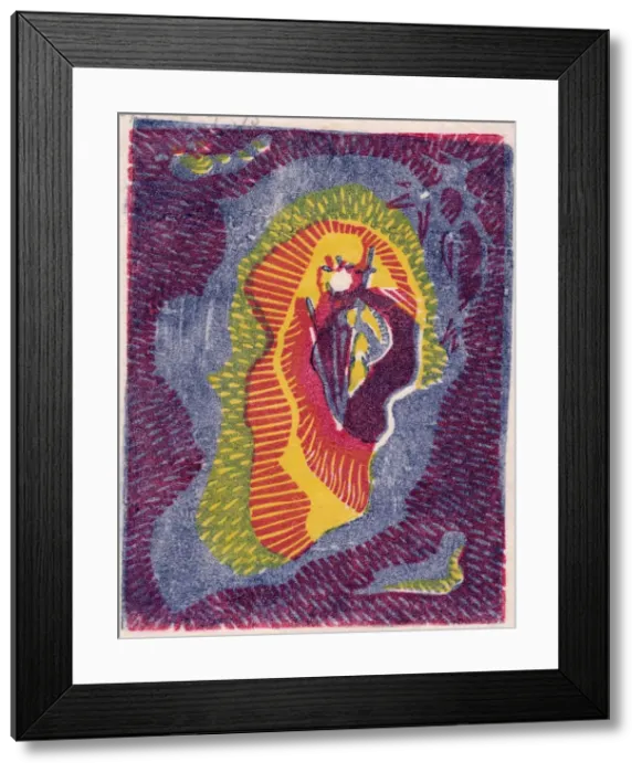 Framed Print : Abstract, c1950. Creator: Shirley Markham Framed Print : Abstract, c1950. Creator: Shirley Markham