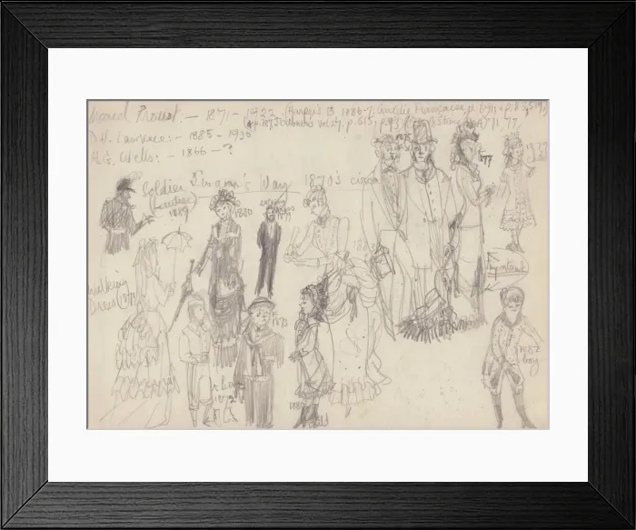 Framed Print : Historical costume, c1950. Creator: Shirley Markham Framed Print : Historical costume, c1950. Creator: Shirley Markham