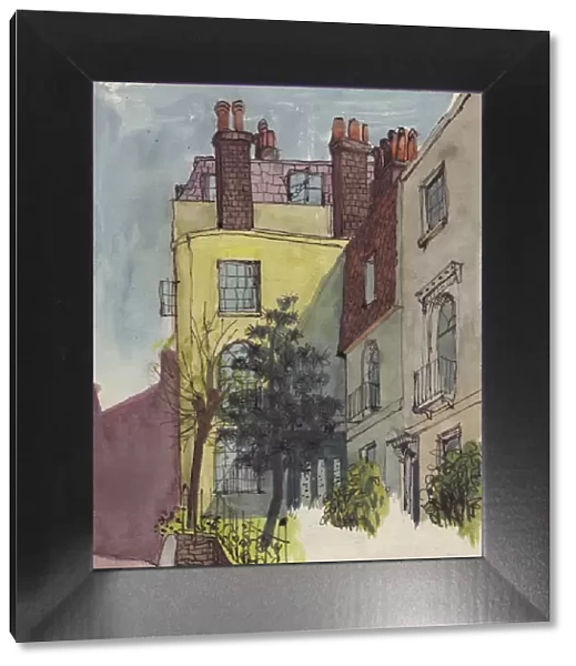 Houses in Hampstead, c1950. Creator: Shirley Markham