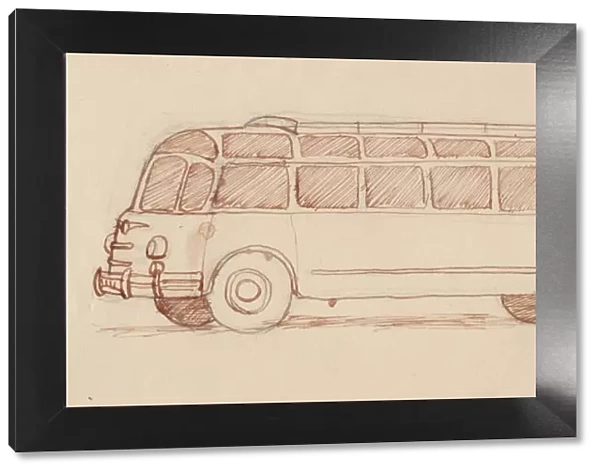 Bus, Paris, France, 1951. Creator: Shirley Markham