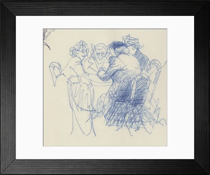 Framed Print : Group of women at a table, c1950. Creator: Shirley Markham Framed Print : Group of women at a table, c1950. Creator: Shirley Markham